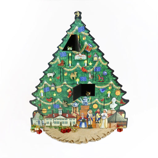 Mount Vernon Wooden Tree Advent Calendar - BYER'S CHOICE, LTD - The Shops at Mount Vernon