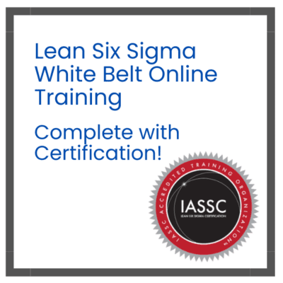 Lean Six Sigma White Belt - WooCommerce Product Image (Rev 2)