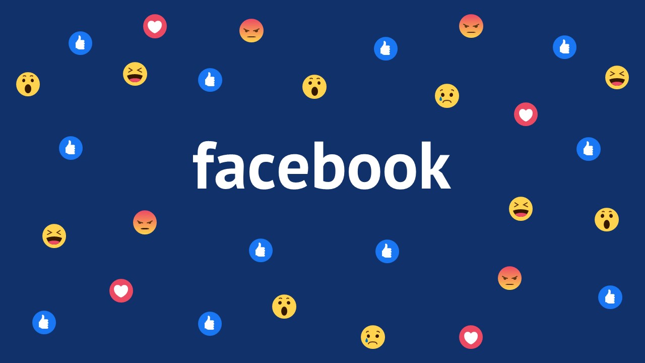 animated facebook template