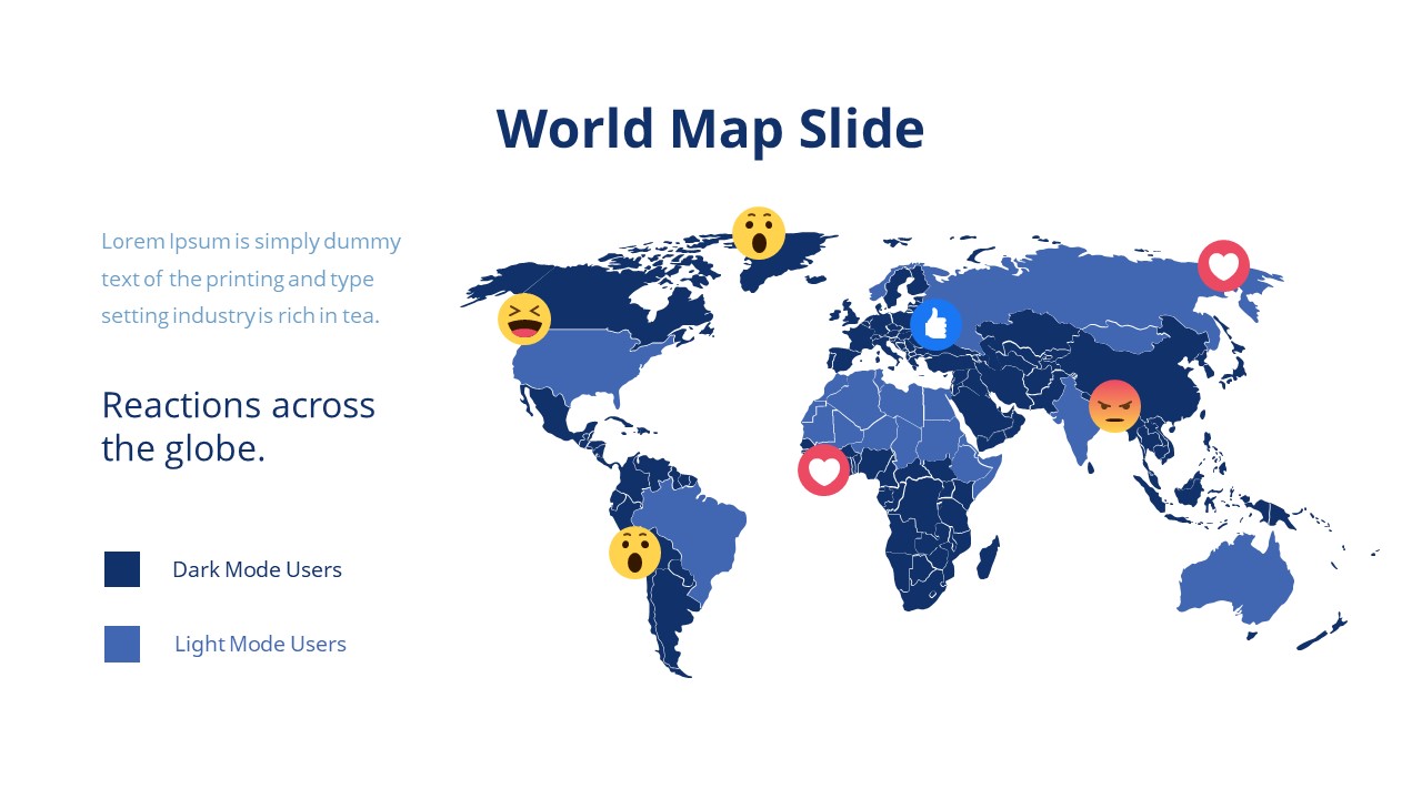 Facebook audience map