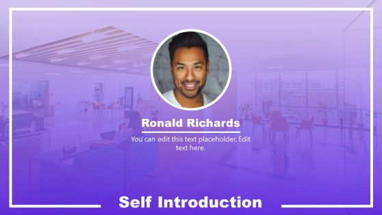 Presentation of Self Introduction Resume