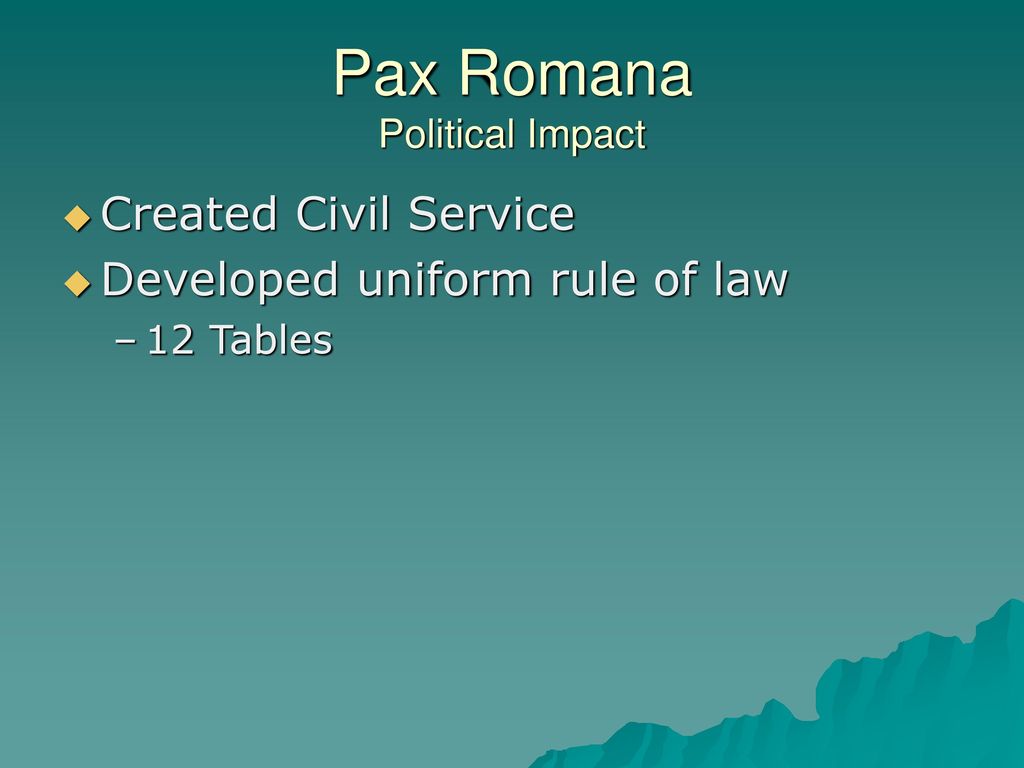 Pax Romana Roman Peace. - ppt download