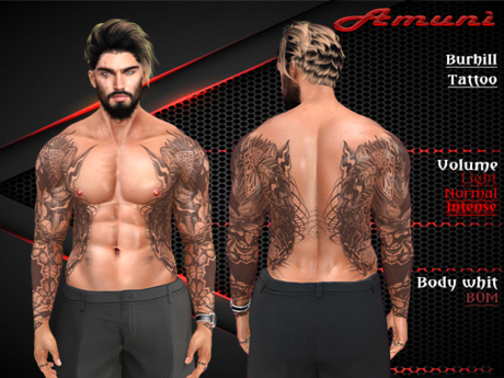 ::Amuni:: Burhil Tattoo for KArio Body