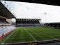 General view of Burnley's Turf Moor taken April 2018