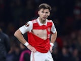 Kieran Tierney in action for Arsenal on November 3, 2022