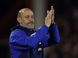 Nottingham Forest manager Nuno Espirito Santo before the match on February 28, 2024