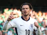 England's Jack Grealish celebrates scoring their second goal on September 7, 2024