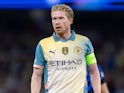 Manchester City's Kevin De Bruyne in action on September 18, 2024