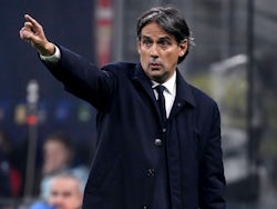 Inter Milan coach Simone Inzaghi, November 2024