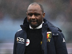 Genoa head coach Patrick Vieira on November 24, 2024