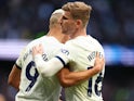 Tottenham Hotspur duo Richarlison and Timo Werner in March 2024.