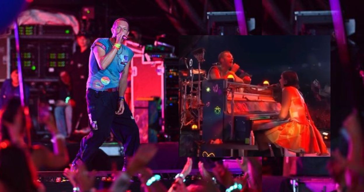 Former Dubai student joins Chris Martin on stage to play ‘Paradise’ at Coldplay concert