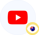 YouTube Australian Video Views icon