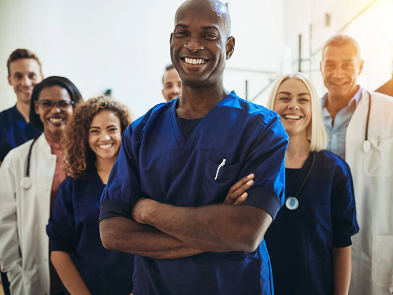 Group of Diverse Medical Workers