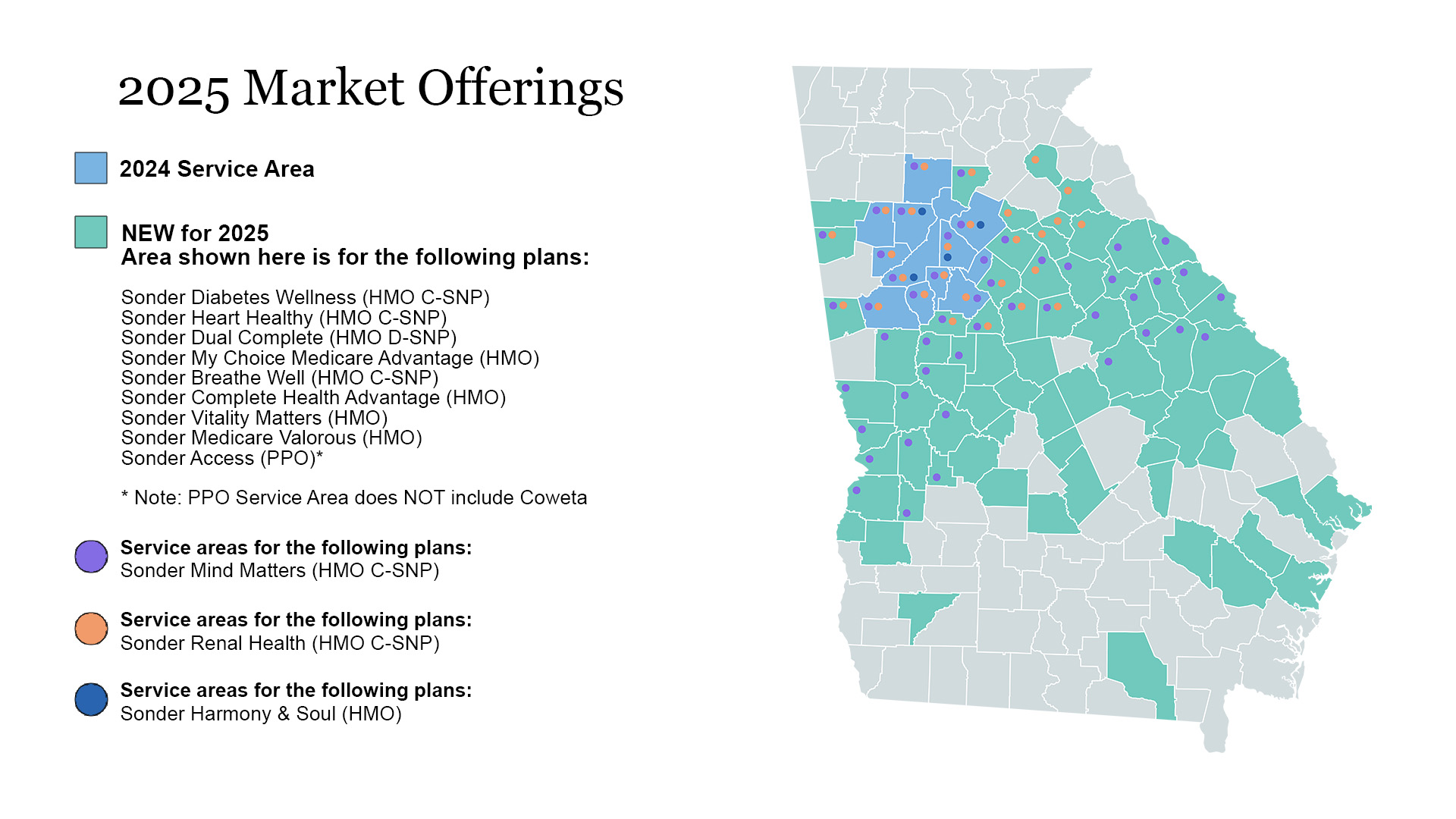 Sonder Plans Service Areas