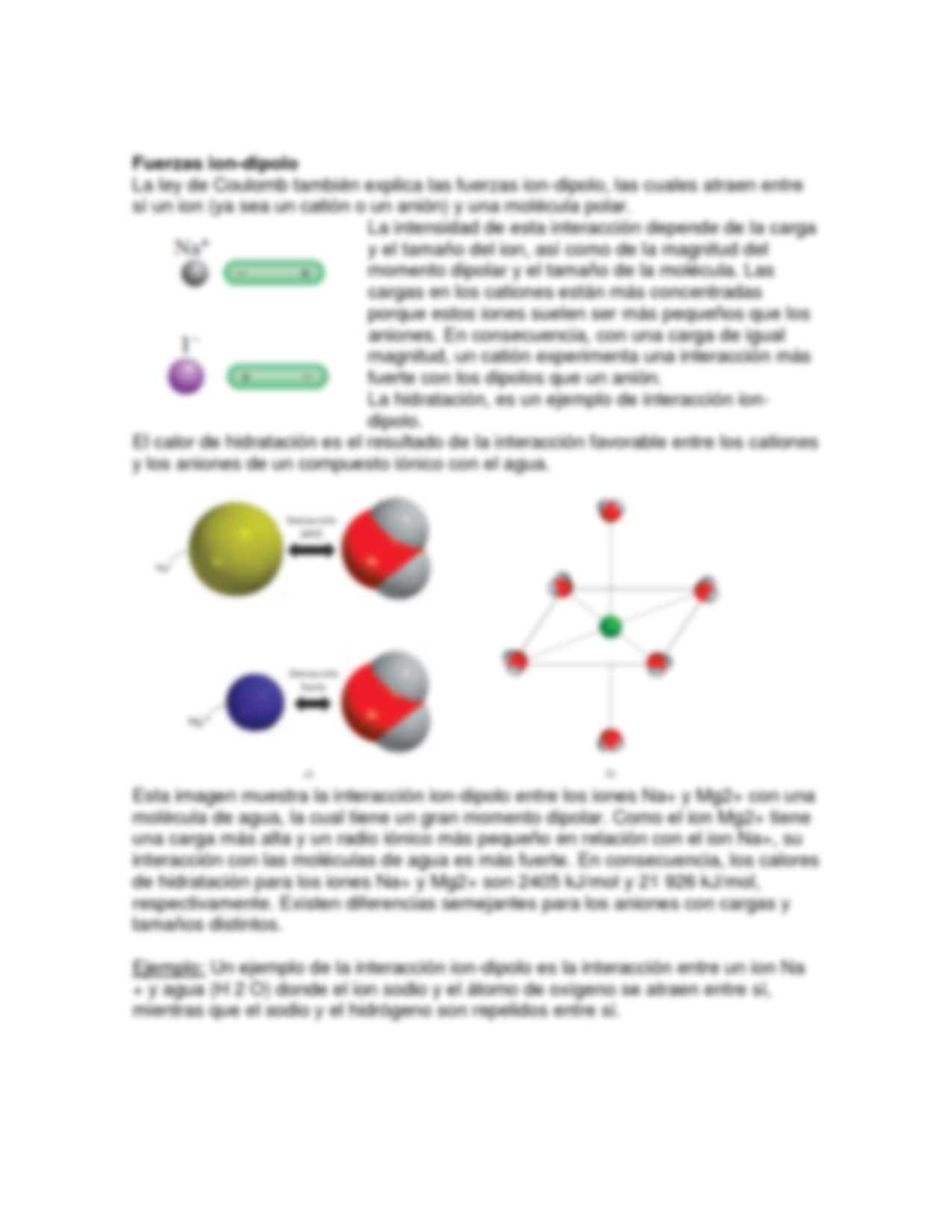 SOLUTION: Distintas formas de fuerzas intermoleculares - Studypool