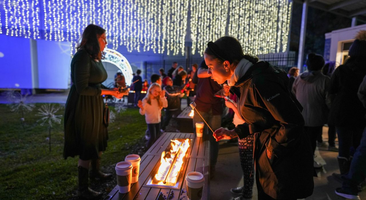 20221111, Houston, Texas, Space Center Houston host their annual Galaxy Lights event through the holiday season. Images were taken during Members Night along with volunteer models for SCH image library. Photos by David Duncan Photography