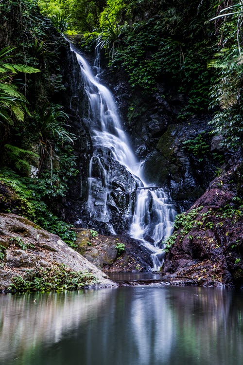 Elabana Falls, located in Lamington National Park, Gold Coast hinterland