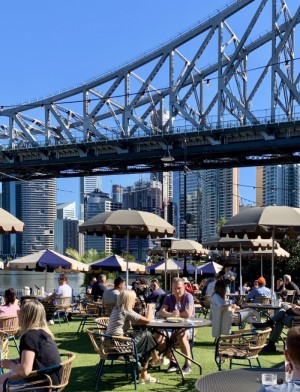 Brisbane's hottest food and drink location, Howard Smith Wharves next to the Story Bridge