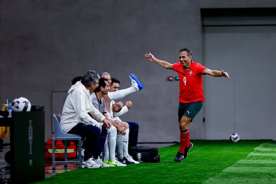 Lendas da Seleção Nacional deram espetáculo na Arena Portugal