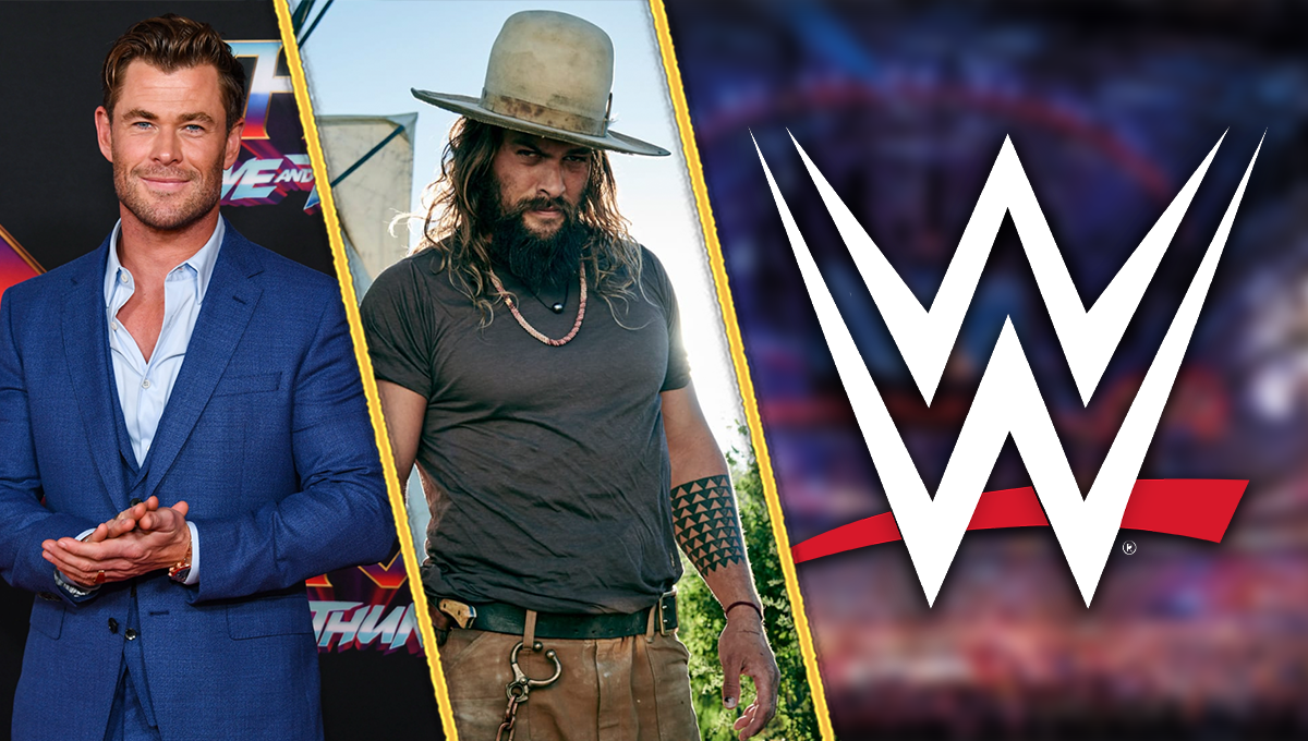 CHRIS HEMSWORTH JASON MOMOA WWE