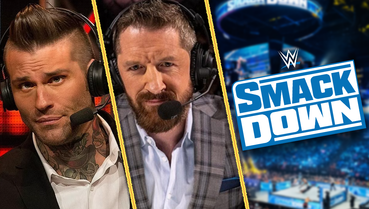 WWE SMACKDOWN COREY GRAVES WADE BARRETT