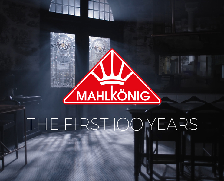 banner advertising Mahlkonig 100 years