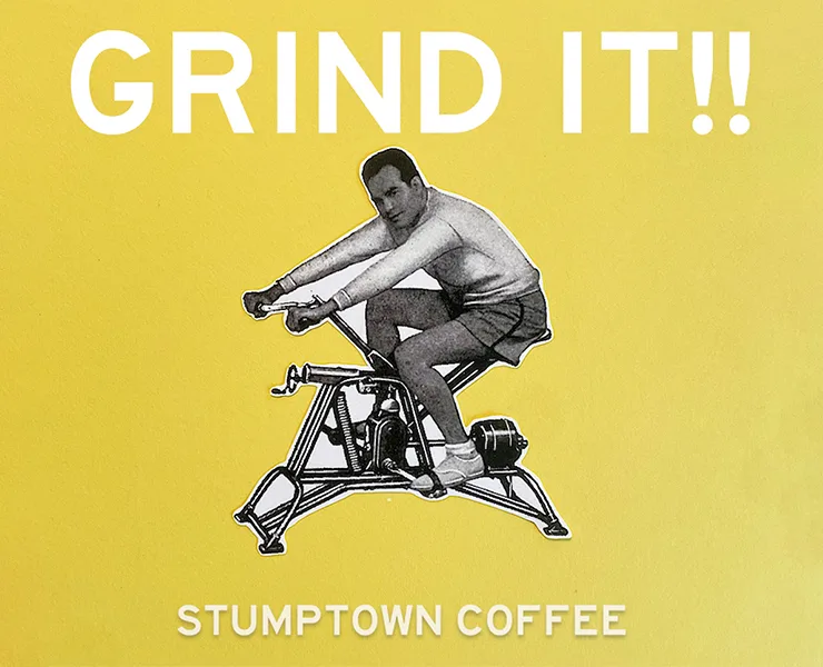 banner advertising stumptown coffee roasters