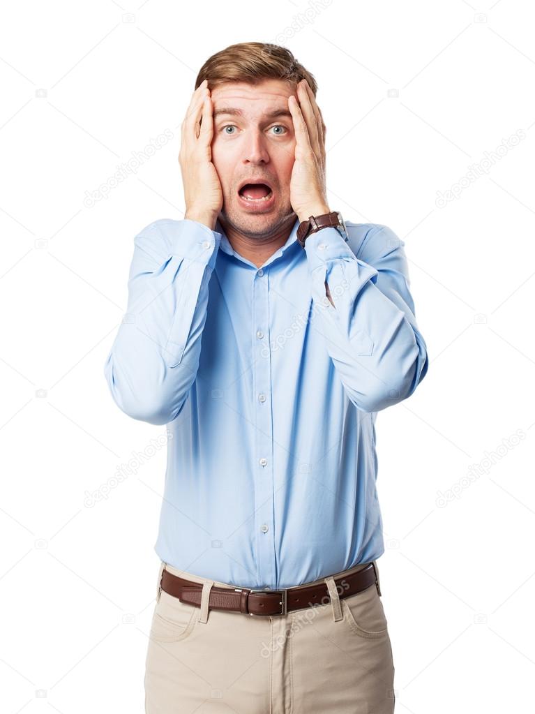 Shocked man Stock Photo by ©kues 71094081