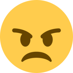 angry face emoji