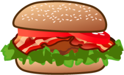 bacon burger emoji