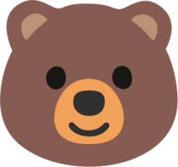 bear face emoji