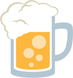 beer mug emoji