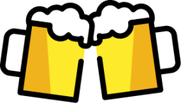 clinking beer mugs emoji