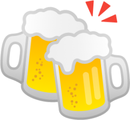 clinking beer mugs emoji