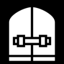 closed doors icon