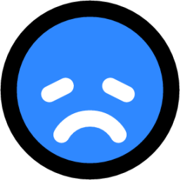 disappointed face icon