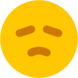 disappointed face icon