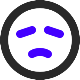 disappointed face icon