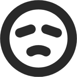 disappointed face icon