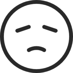 disappointed face icon