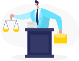 Lawyer illustration