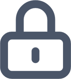 lock closed icon