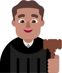 man judge medium emoji