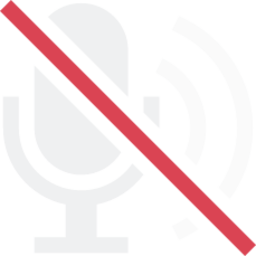 microphone sensitivity muted icon