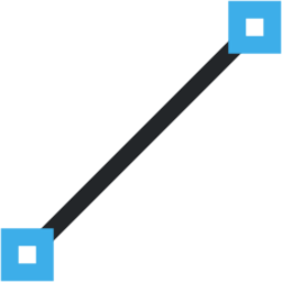 node segment line icon