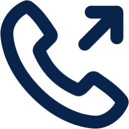 phone outgoing line contact icon