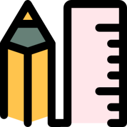 ruler pencil icon