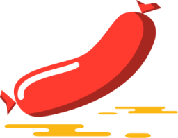 sausage illustration