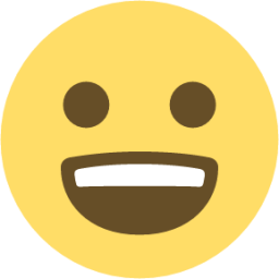 smiling face with open mouth emoji